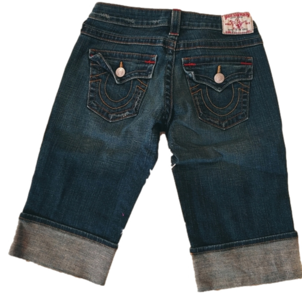 Ladies True Religion Denim/Jean Bermuda Shorts sz 26 (sz 2)